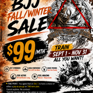 Oracle BJJ all you can train 99 sale